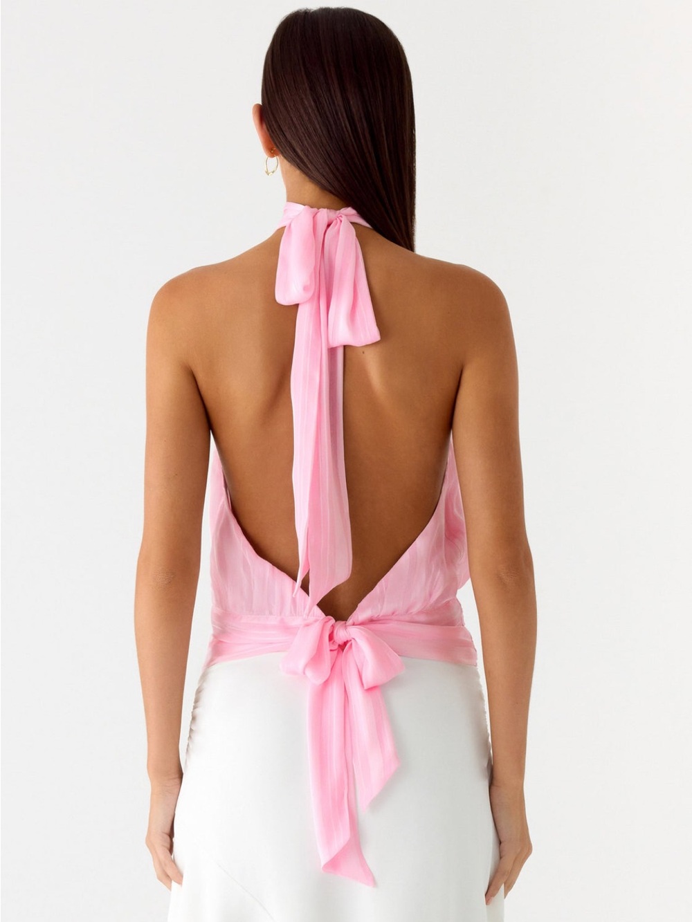 Willow Chiffon Top - Baby Pink - Picture 3 of 7